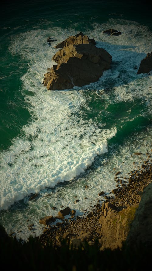 Безкоштовне стокове фото на тему «Аерофотозйомка, берег моря, берег океану»