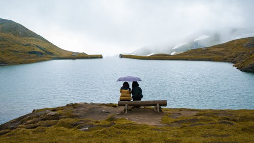 Fotobanka s bezplatnými fotkami na tému dážď, dáždnik, dedinský