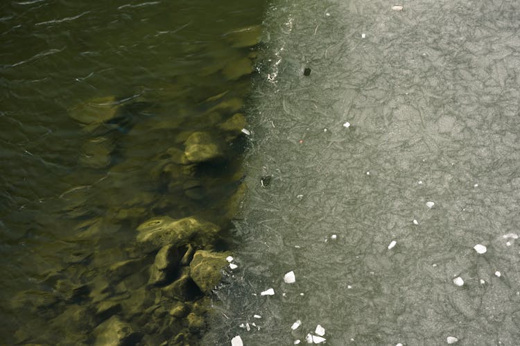 The Boundary Line Of Fresh And Sea Water