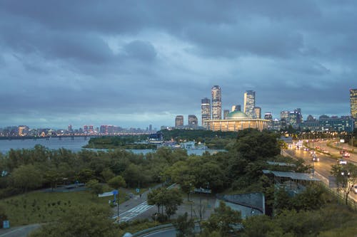 city view, han river, seoul의 무료 스톡 사진