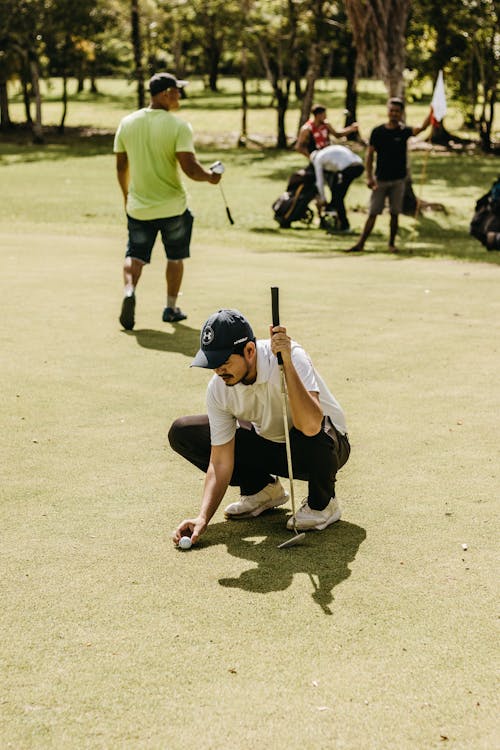 Imagine de stoc gratuită din alinindu-se, chircit, club de golf