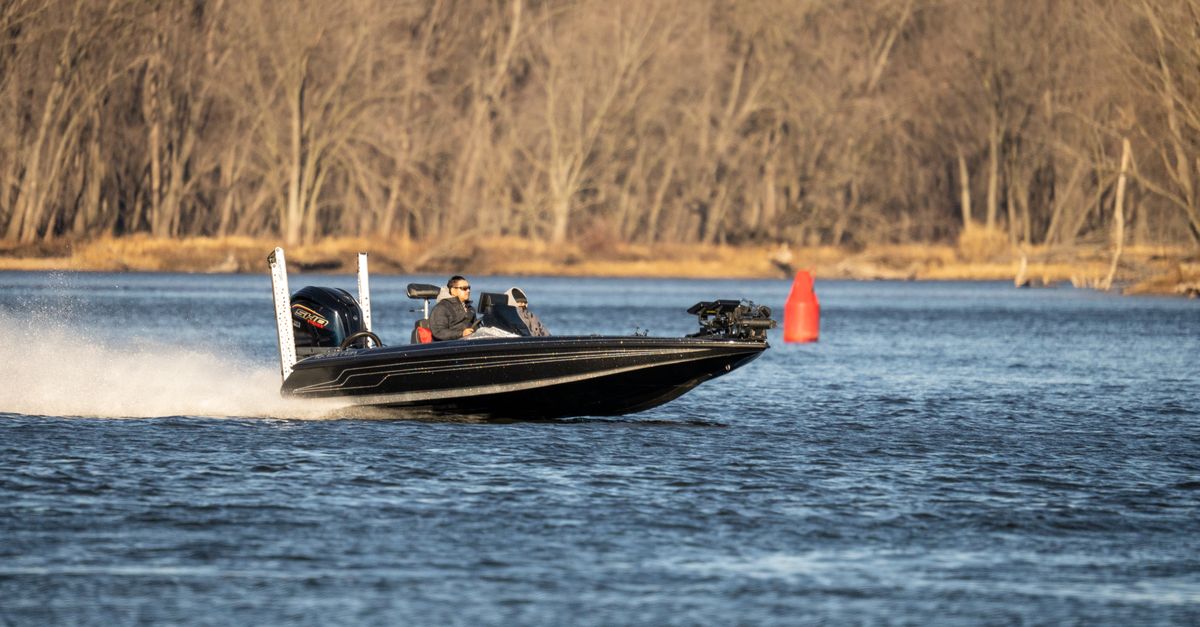 Person riding a Speedboat on a River · Free Stock Photo