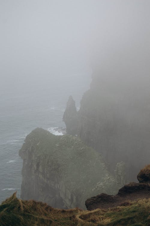 Darmowe zdjęcie z galerii z erozji, mgła, morze