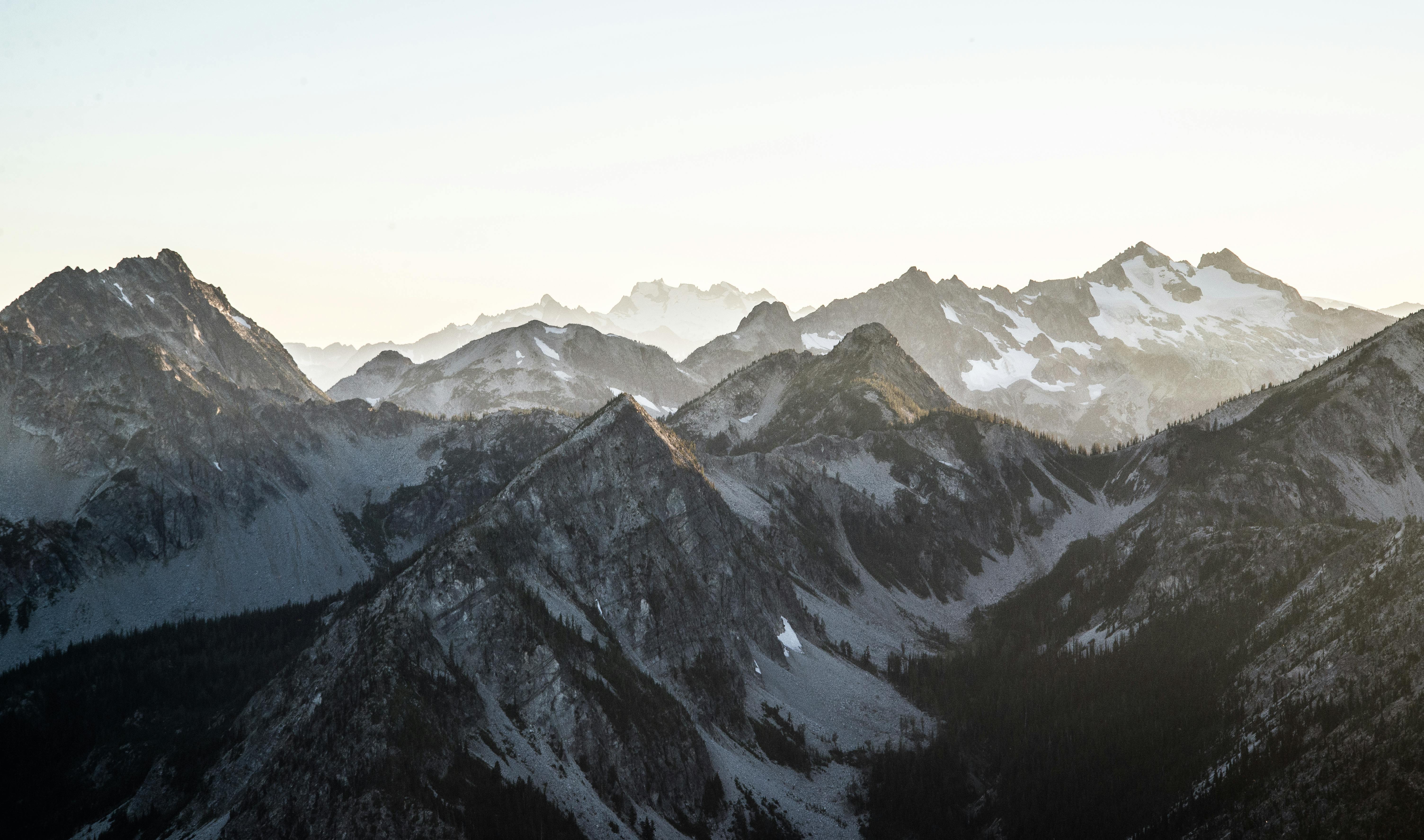 mountain range free stock photo
