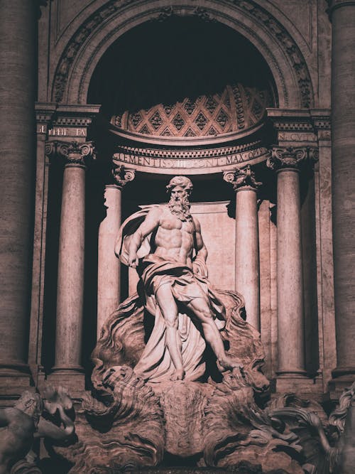 The Trevi Fountain, Rome, Italy 