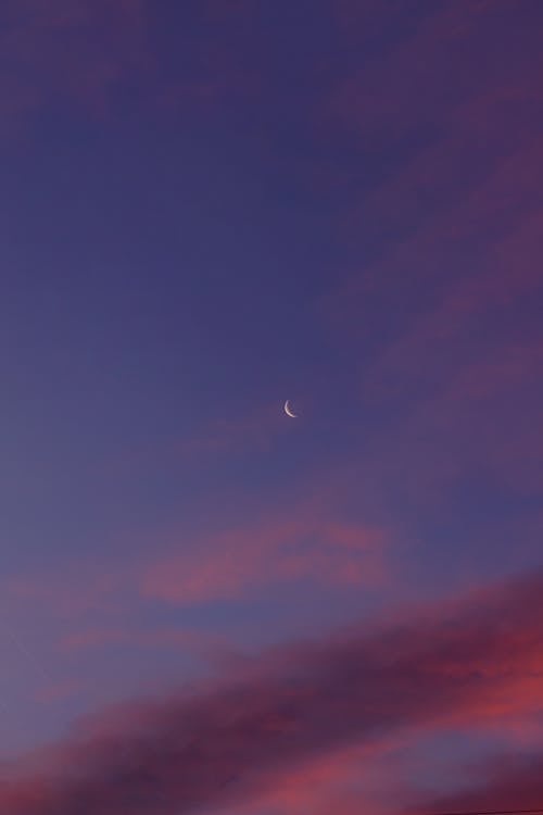Crescent Moon at Dusk