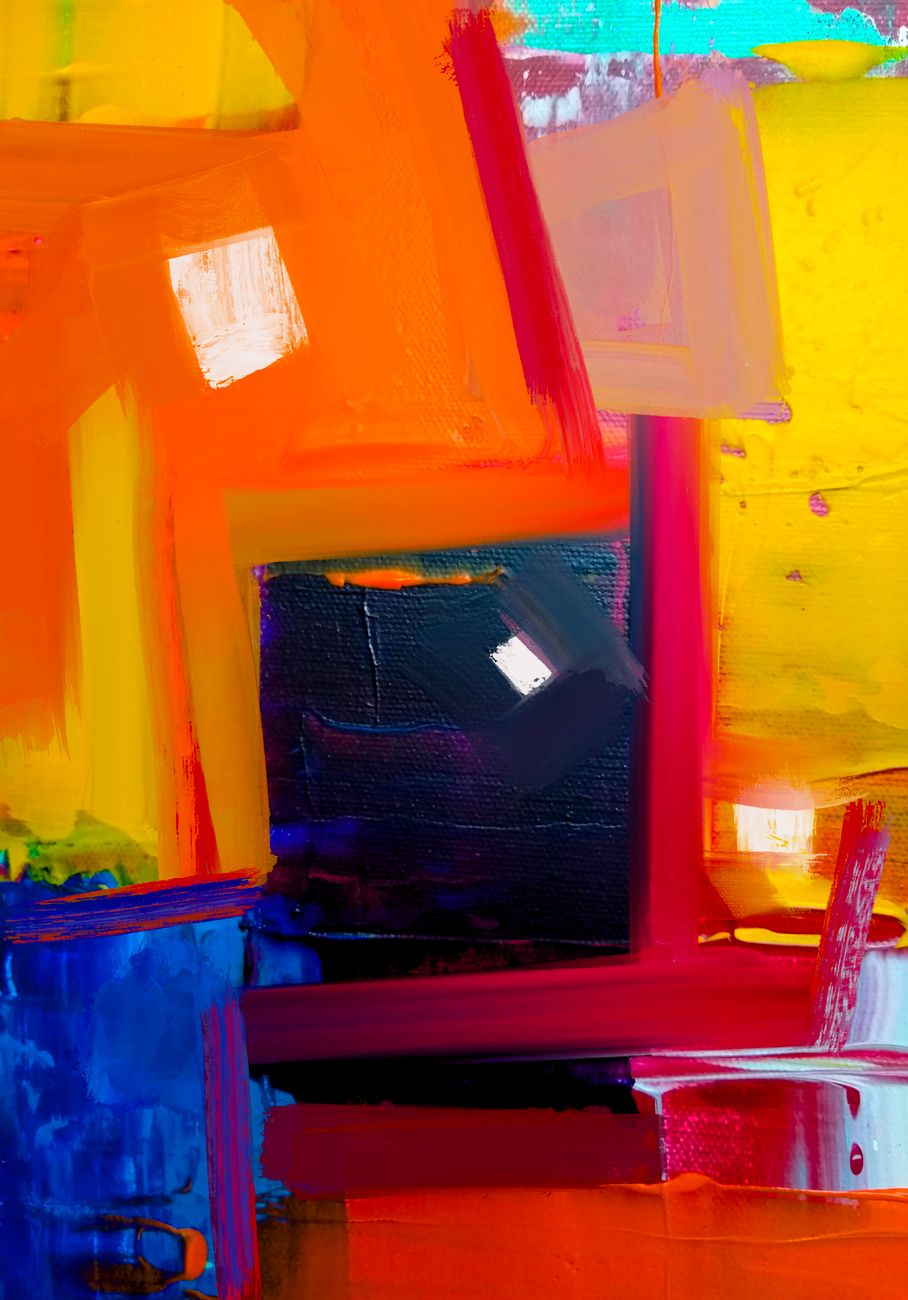 Prächtiges digitales Kunstwerk mit Abstrakt & Lebendig