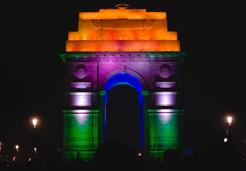 India Gate In Dim Situation