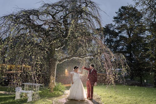 갈색 정장, 결혼, 결혼 사진의 무료 스톡 사진