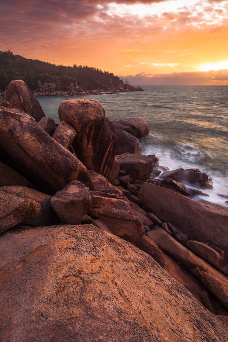 Colourful Sunrise At Arthur Bay On Magnetic Island