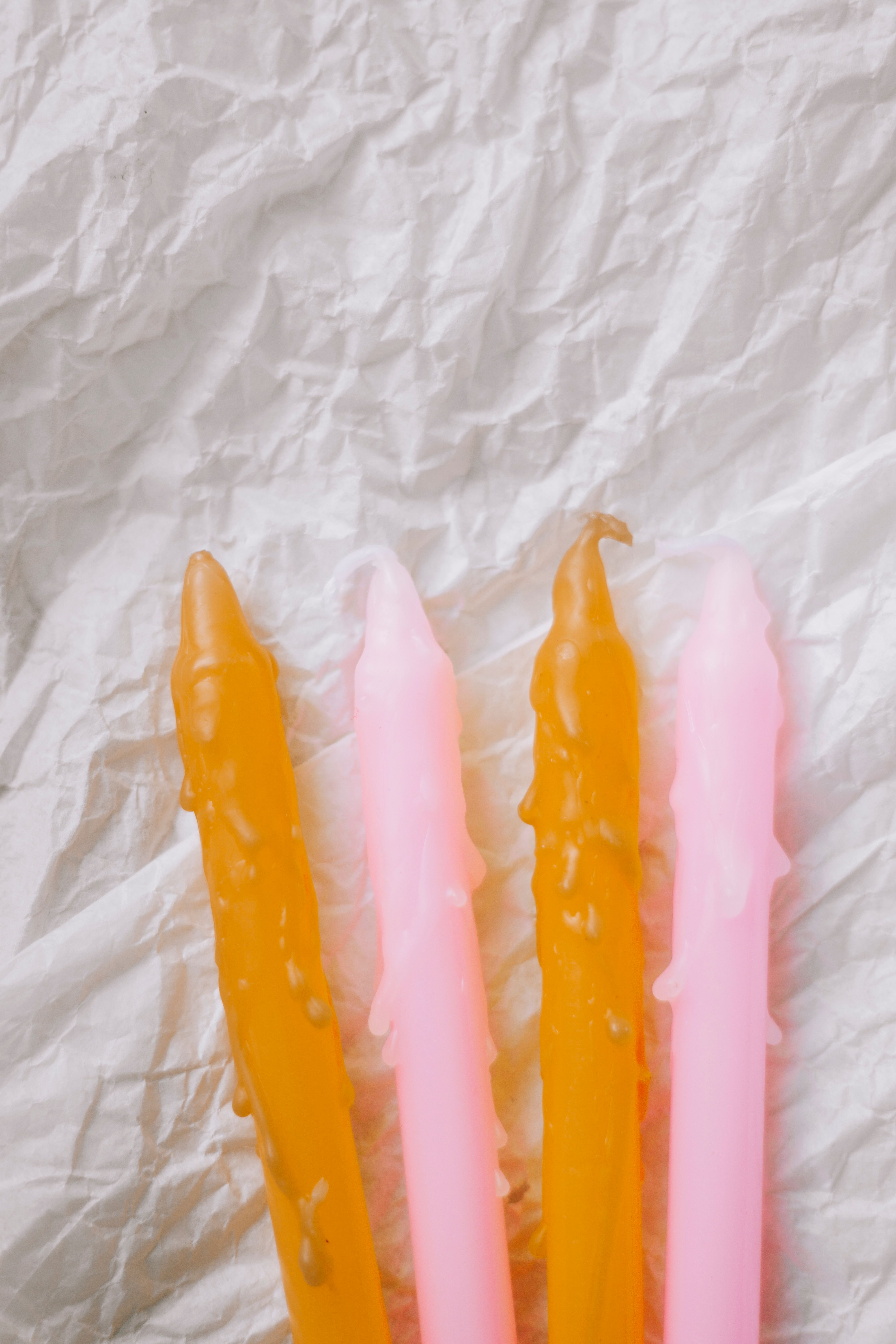 Colorful Wax Candles · Free Stock Photo