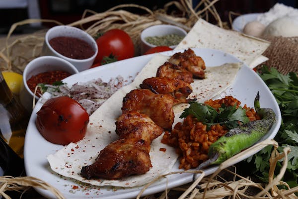 Brochetas de pollo
