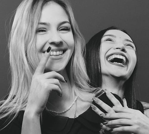 Two Women Laughing 