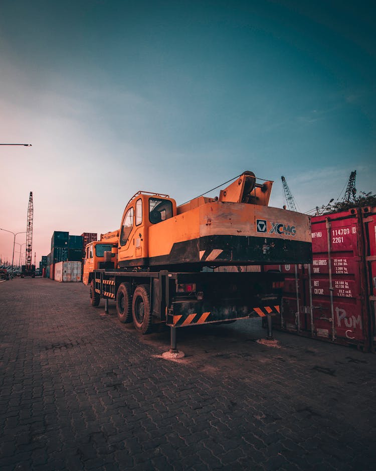 Orange Heavy Equipment