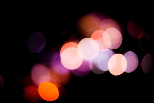 Free stock photo of blurry background, city lights, gold tone Stock Photo