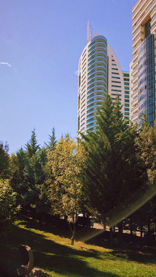 Free Photo of a Skyscraper in a City Stock Photo