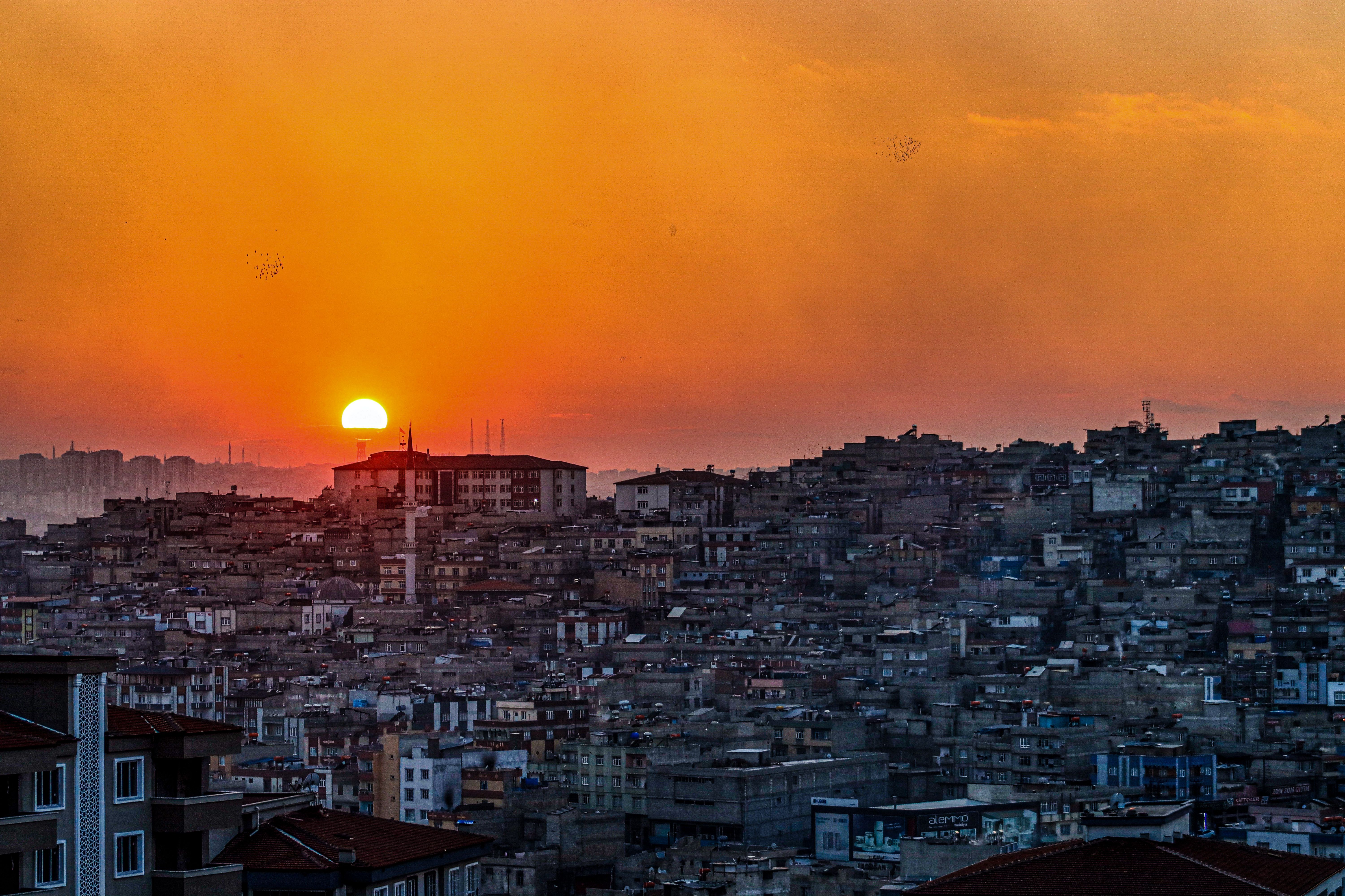 Scenic Cityscape at Sunset in Turkey · Free Stock Photo