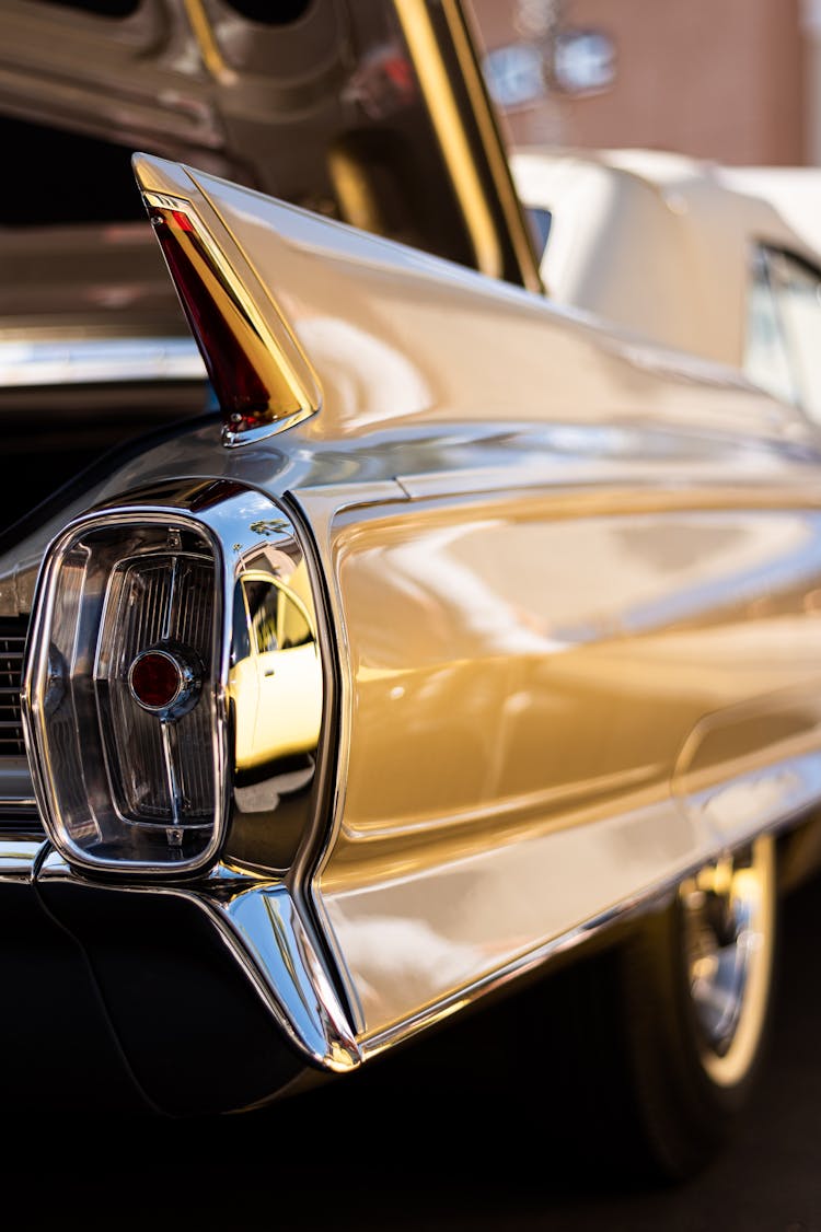 Close-up Of Vintage Car Details