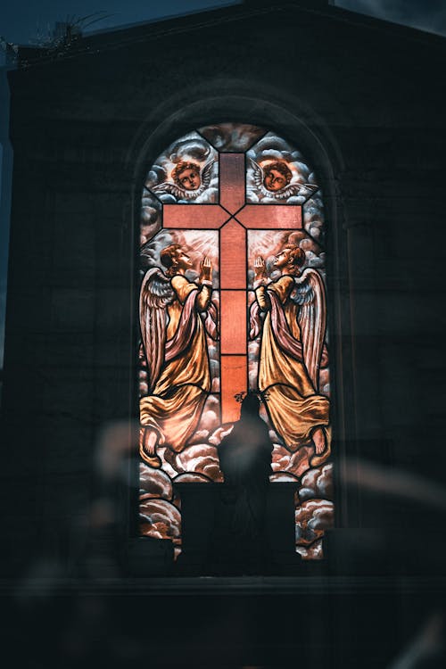 Foto profissional grátis de anjos, capela, cruz