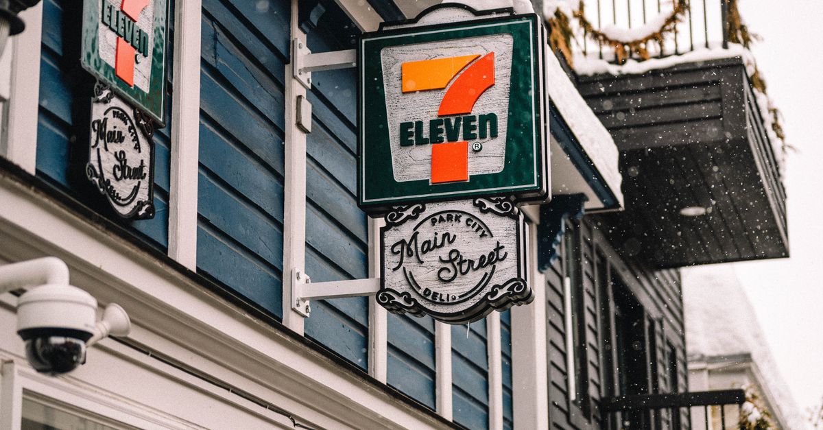 7 Eleven Logo on Building Wall · Free Stock Photo