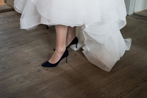 Free Person Wearing Black Pumps Stock Photo