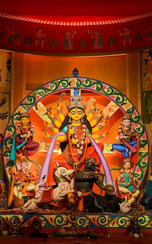 Monument of Hindu Goddess Durga