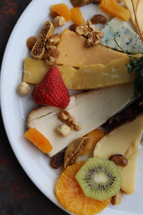 Cheese and Fruit Dessert Platter