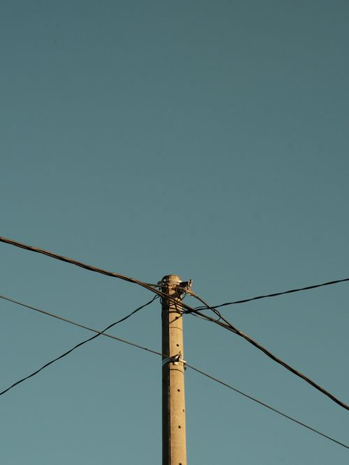 Wire Pole Gray Metal Utility Pole · Free Stock Photo