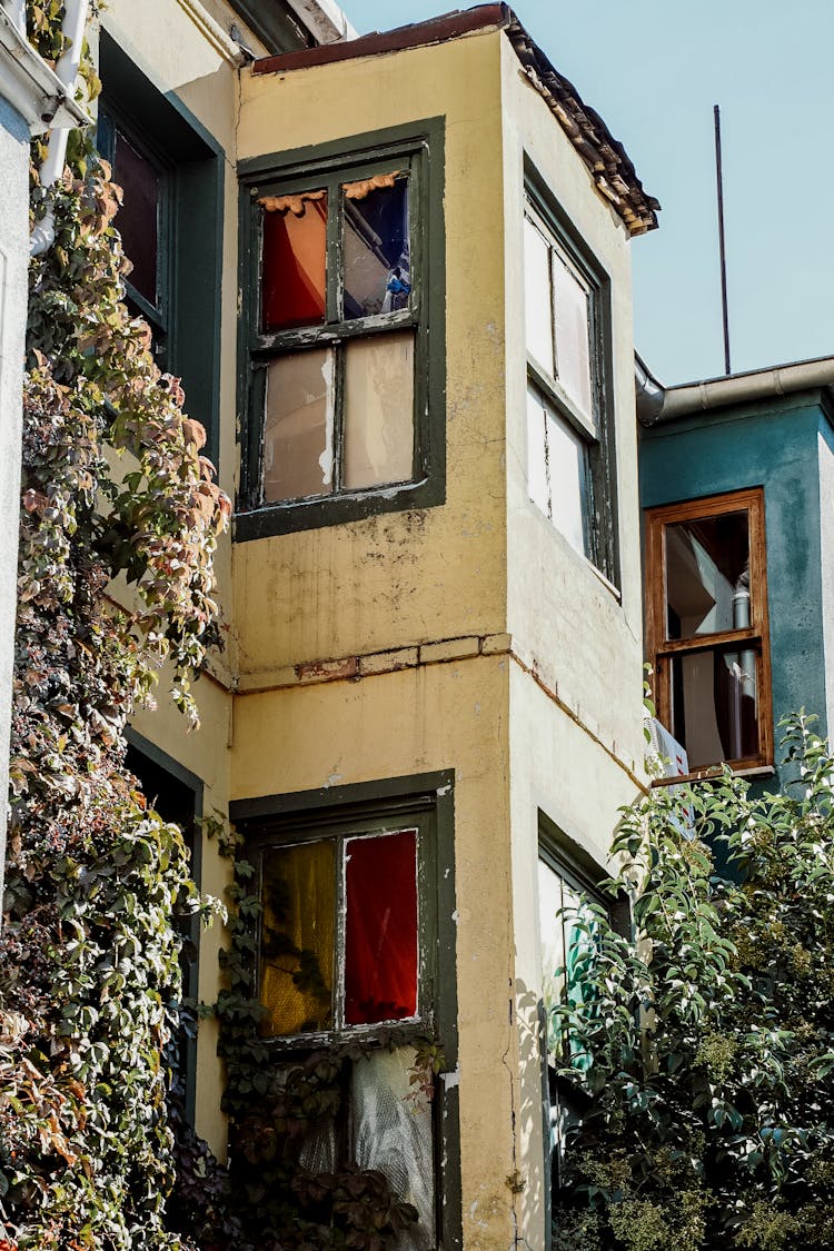 Windows With Colorful Panes