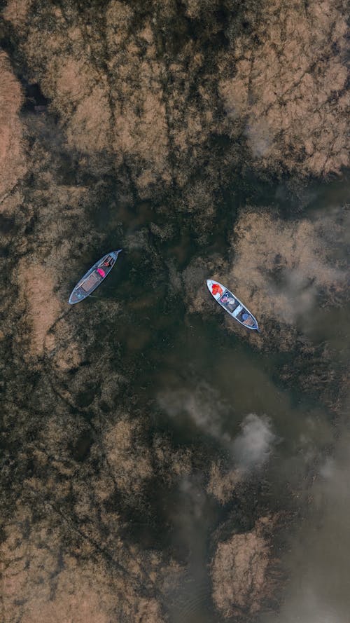 Бесплатное стоковое фото с Аэрофотосъемка, вертикальный выстрел, вид сверху