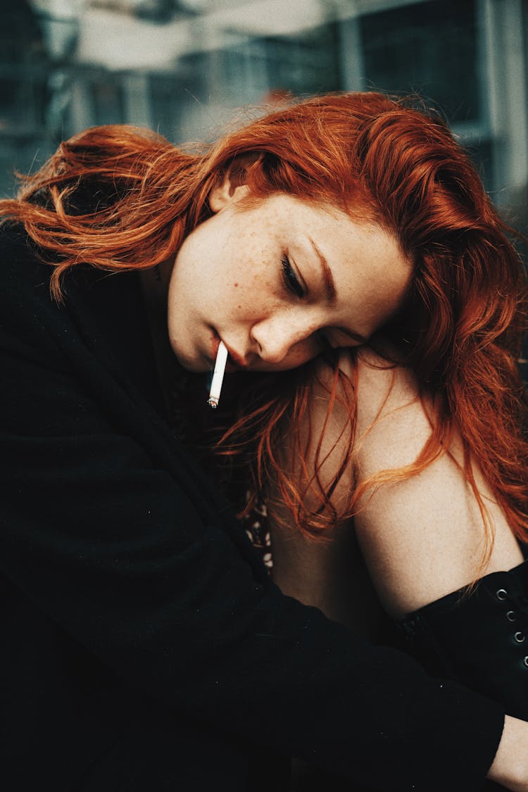 Woman With Cigarette