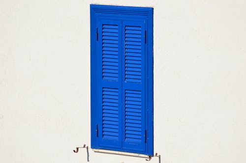 Gratis stockfoto met blauw venster, designen, houten