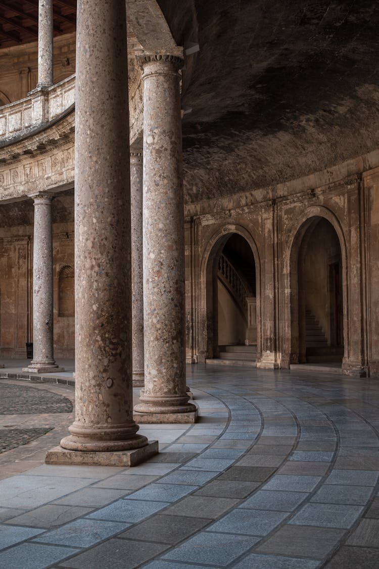 Old Historic Building With Columns