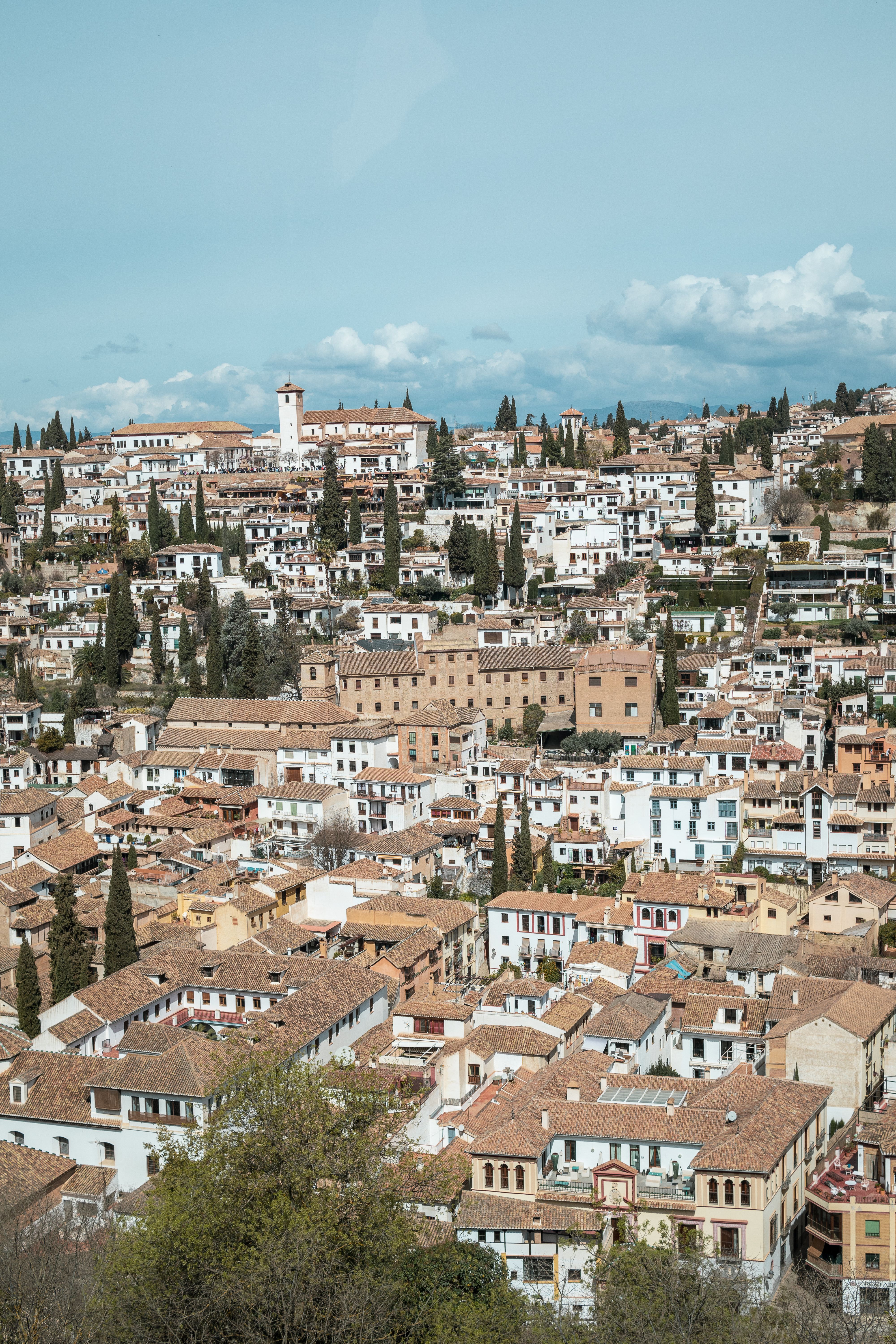 Aerial View of Albayzin in Granada, Spain · Free Stock Photo