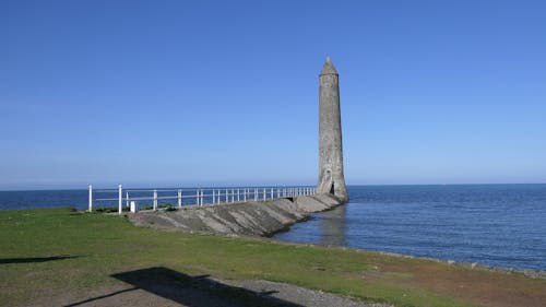 Chaine Memorial Tower Giants Pencil Larne Harbour Co Antrim Northern Ireland