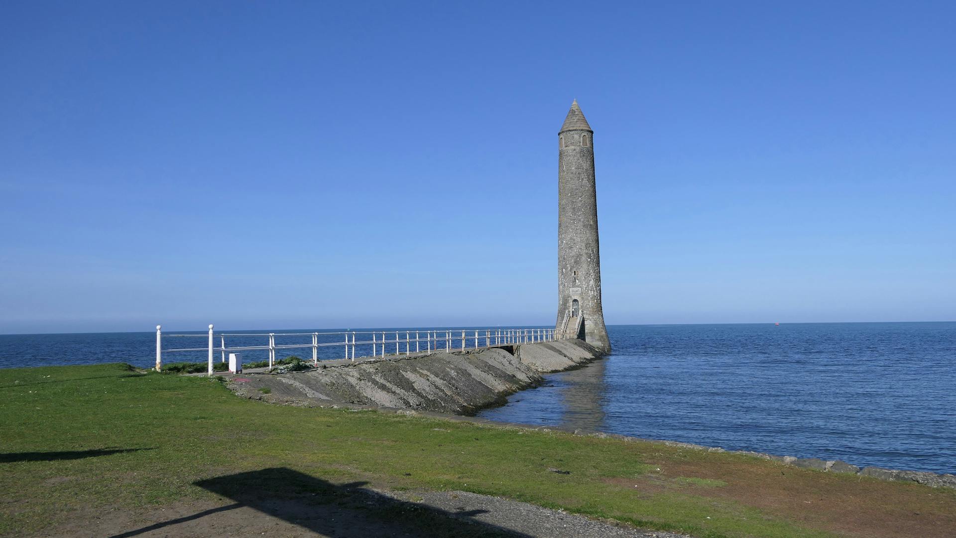 Chaine Memorial Tower Giants Pencil Larne Harbour Co Antrim Northern Ireland