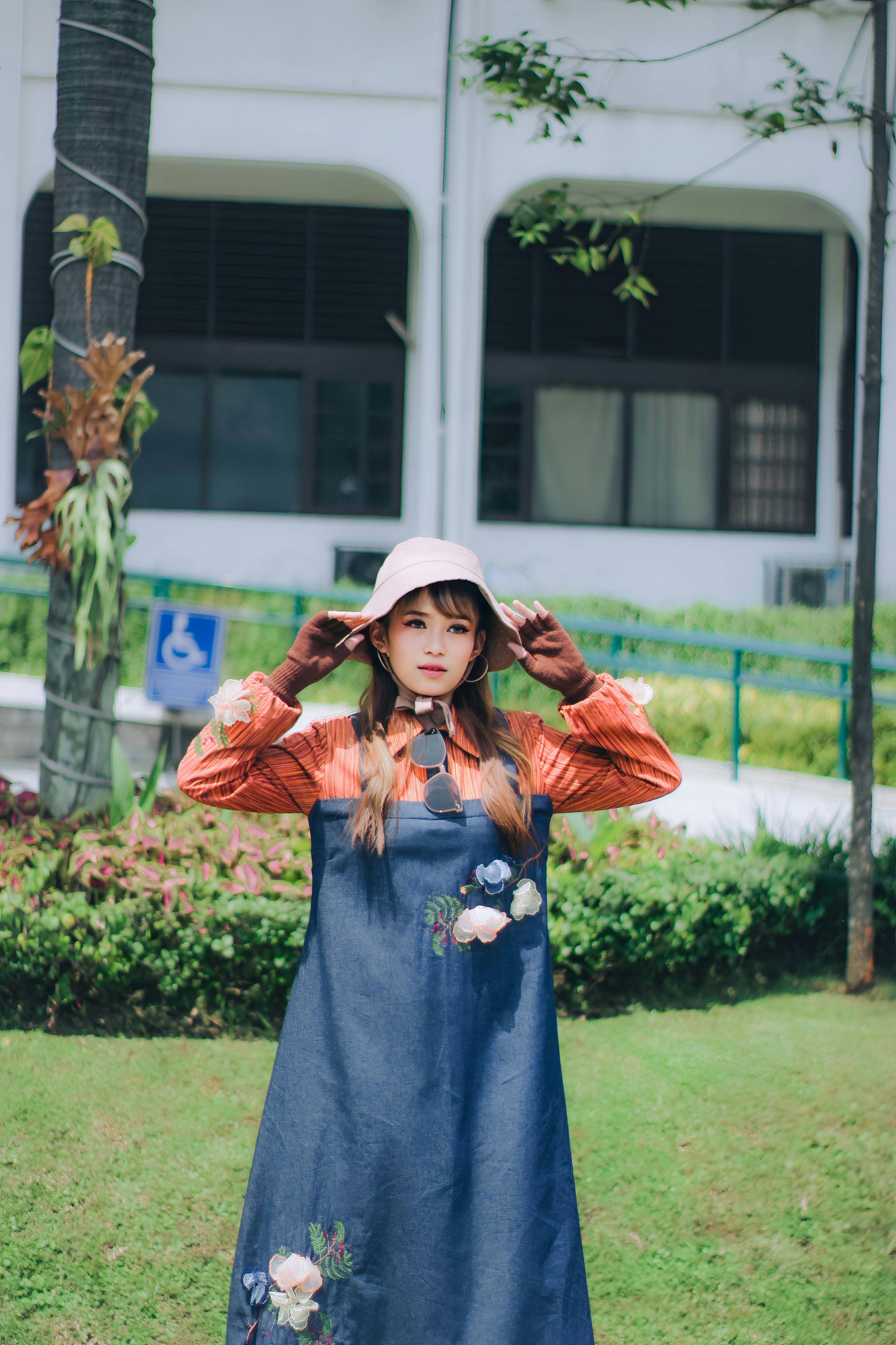 fashion girl in the event