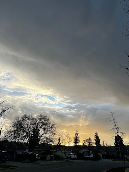 Foto profissional grátis de céu, céu bonito, cheio de cor