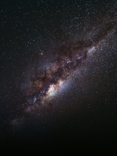 Gratis lagerfoto af astronomi, galakse, lodret skud