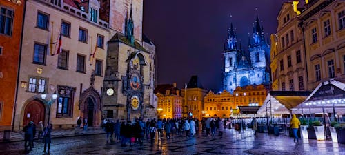 Free stock photo of czechia, night, night photography