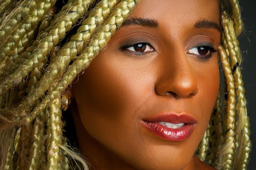 Kostnadsfri bild av afrikansk kvinna, ansikte, blond