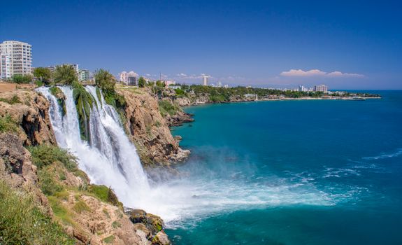 Düden waterfalls and cliffs — Antalya