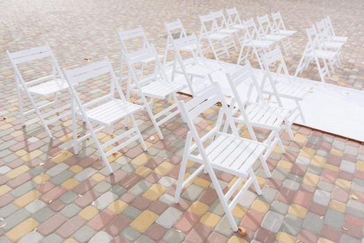 Chairs in Rows