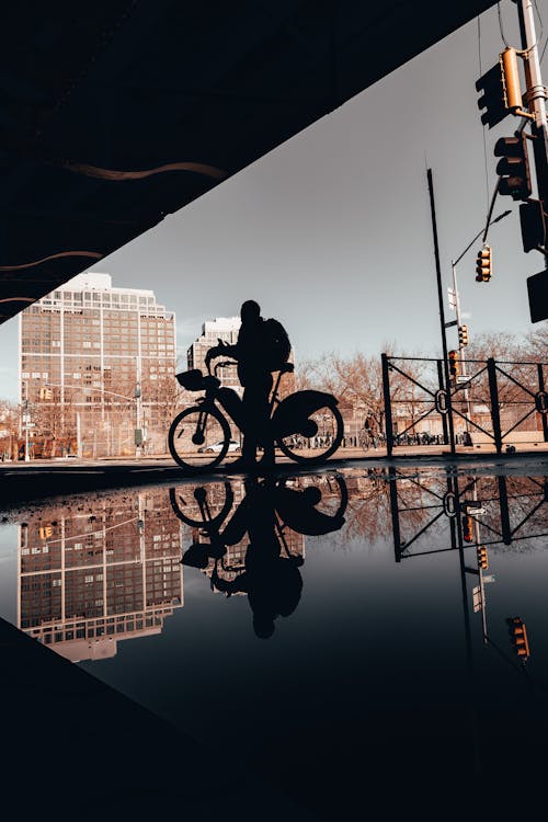 Základová fotografie zdarma na téma chodník, chodníky, cyklista