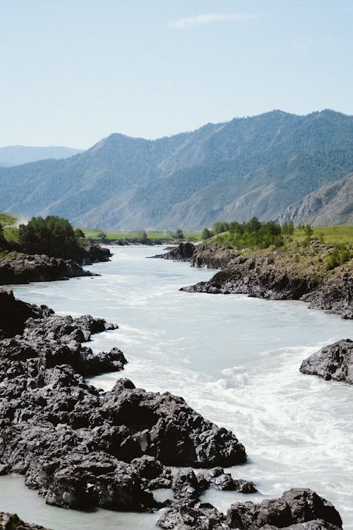 Rocks around River