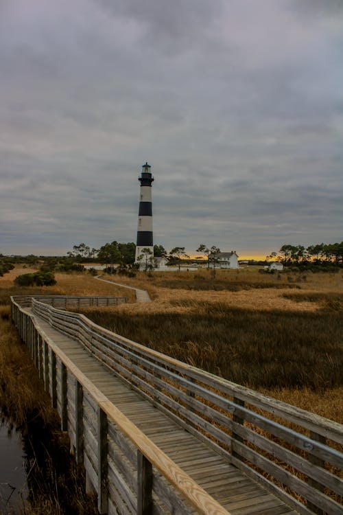 Lighthouse on a Field