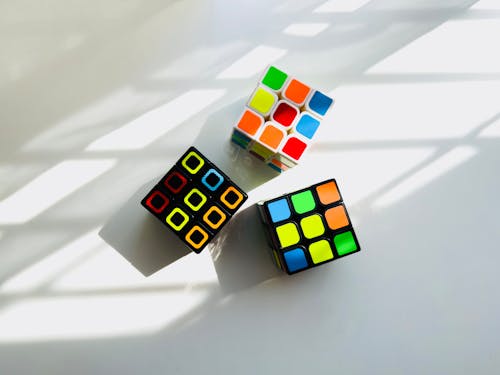 Close up of Rubik Cube