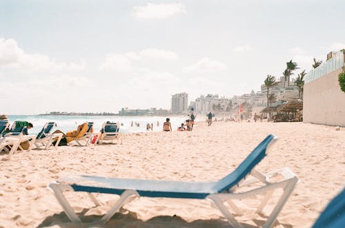 Sunbed on a Beach 