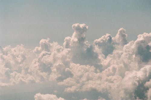 Foto d'estoc gratuïta de blanc, cel, dens