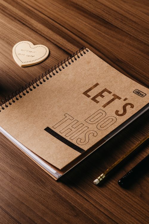 Notebook Shots Close-up of a Notebook · Free Stock Photo